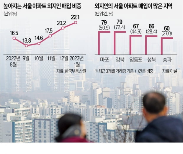 "집값 빠질때 서울로"…외지인, 강북·마포 '찜'