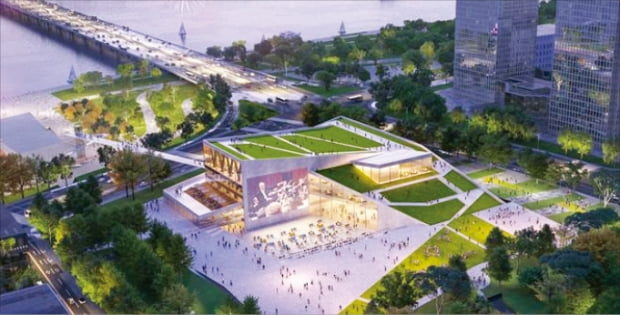 서울시는 여의도공원에 2000석 규모의 콘서트홀을 갖춘 다목적 공연장을 짓는다고 밝혔다.  서울시 제공 