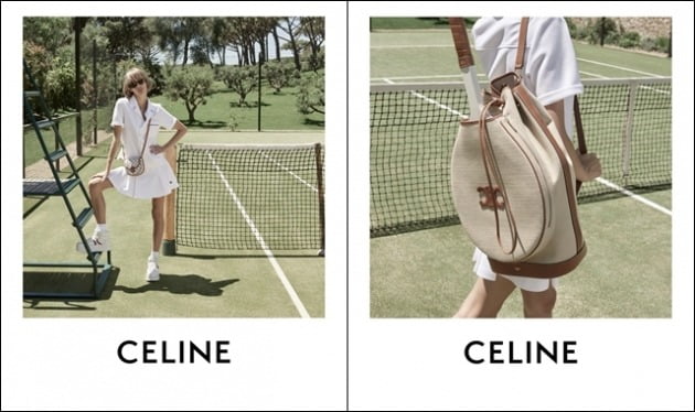 셀린느가 테니스 캡슐 컬렉션을 공개했다. (사진=셀린느 인스타그램 갈무리)