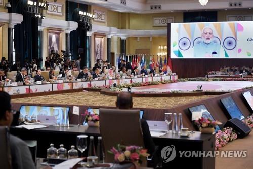 우크라로 분열된 G20 외교장관회의 '빈손 폐막'…공동성명 못내