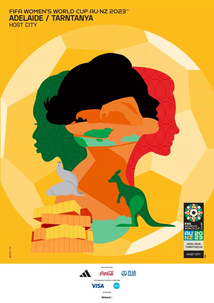 FIFA, '세계 여성의 날' 앞두고 2023 여자 월드컵 포스터 공개