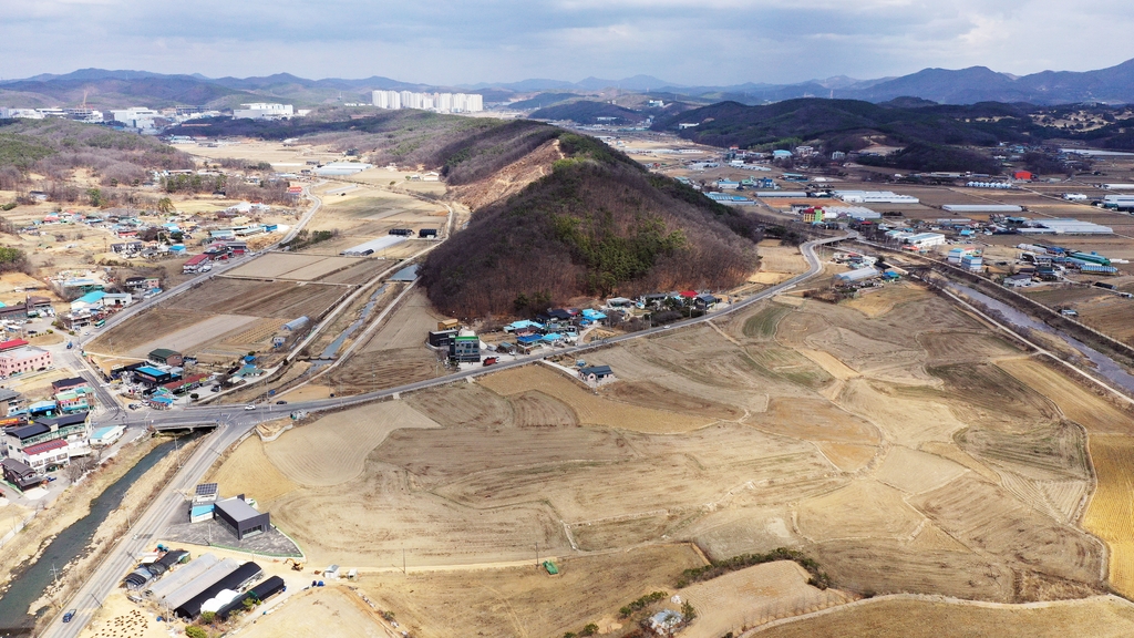 [사진톡톡] 반도체 국가산단 지정된 용인시 남사읍 일대