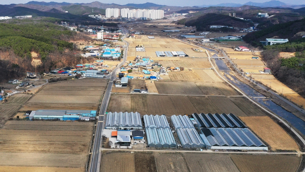 [사진톡톡] 반도체 국가산단 지정된 용인시 남사읍 일대