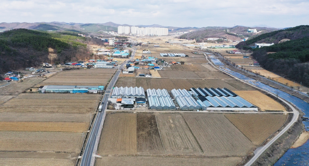 [사진톡톡] 반도체 국가산단 지정된 용인시 남사읍 일대