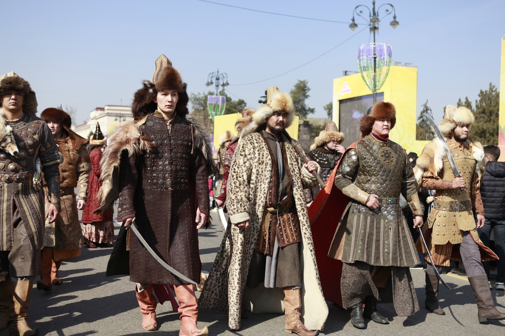 봄의 축제 '나우르즈' 즐기는 카자흐인들
