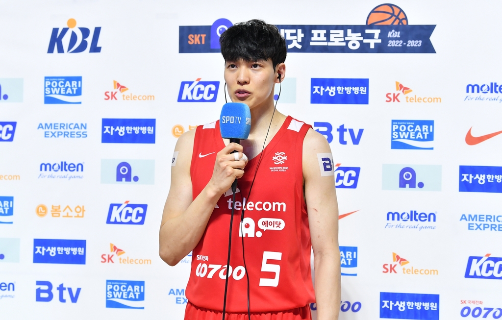 'EASL 뒤 전승' 이끈 SK 김선형 "MVP 타면 정말 좋을 것 같네요"