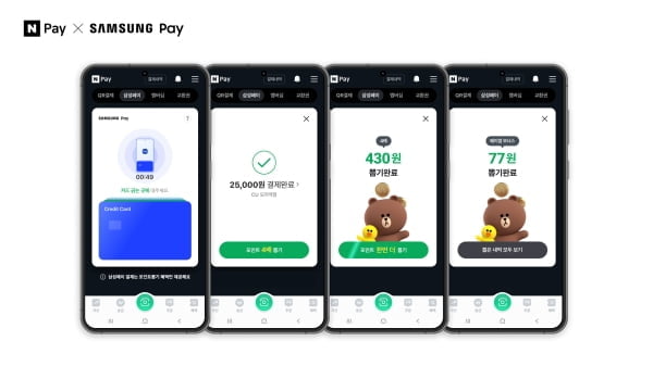 네이버페이, 삼성페이 현장결제 시작…300만 오프라인 가맹점서 이용