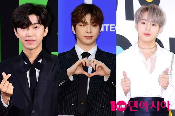 임영웅, 강다니엘, 하성운 /사진=텐아시아 DB