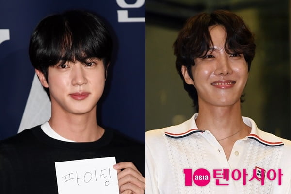 BTS 제이홉, 진 이어 두 번째 입대 "목표는 안 늙어서 제대" [TEN이슈]