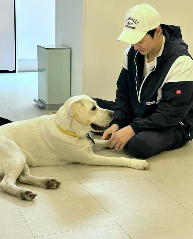 '전진♥' 류이서, 양갈래 머리의 소녀 감성 유부녀…귀여운 강아지에 "꺄"