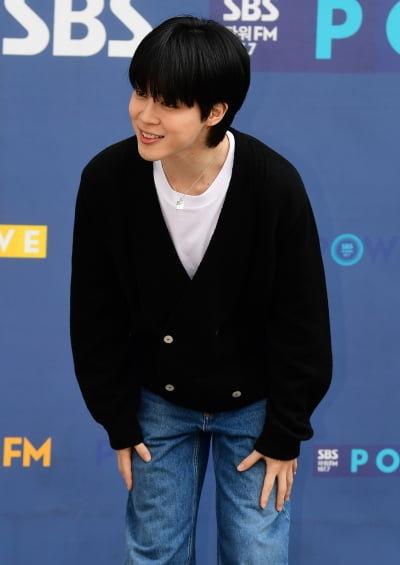 [TEN 포토] BTS 지민 '애교 넘치는 미소'