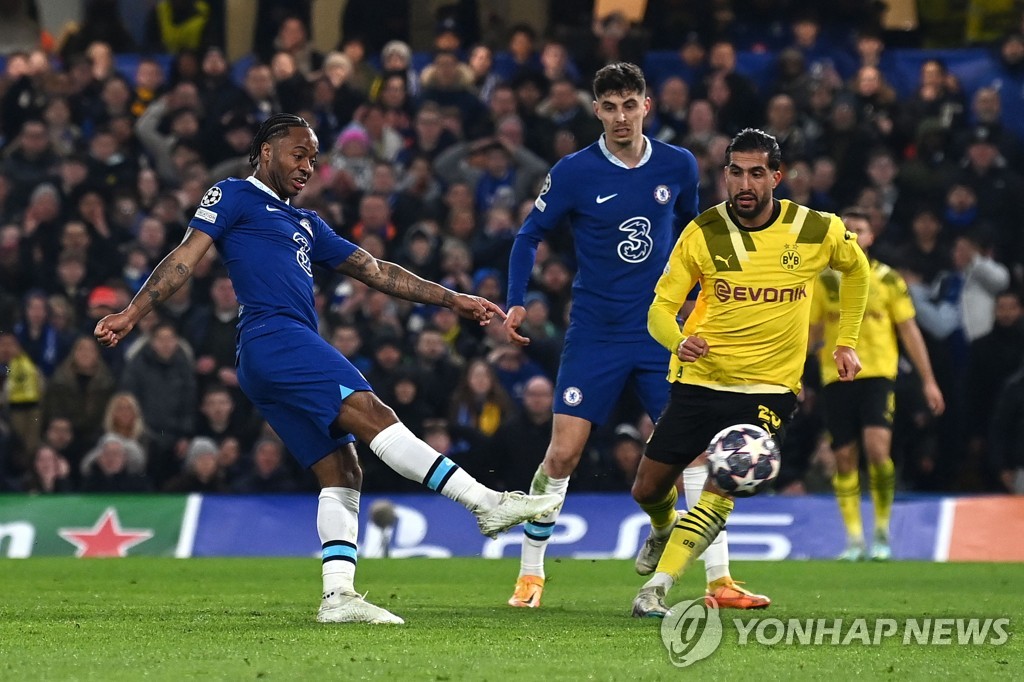 첼시, 안방서 도르트문트에 '뒤집기'…합계 2-1로 UCL 8강행