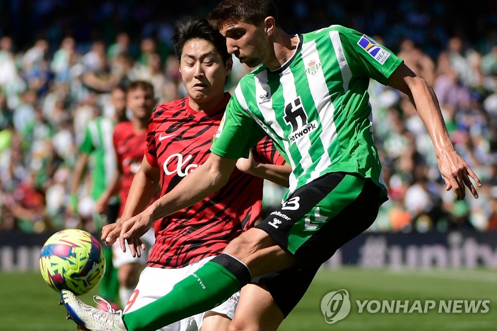 이강인 90분 뛴 스페인 프로축구 마요르카, 레알 베티스에 패배