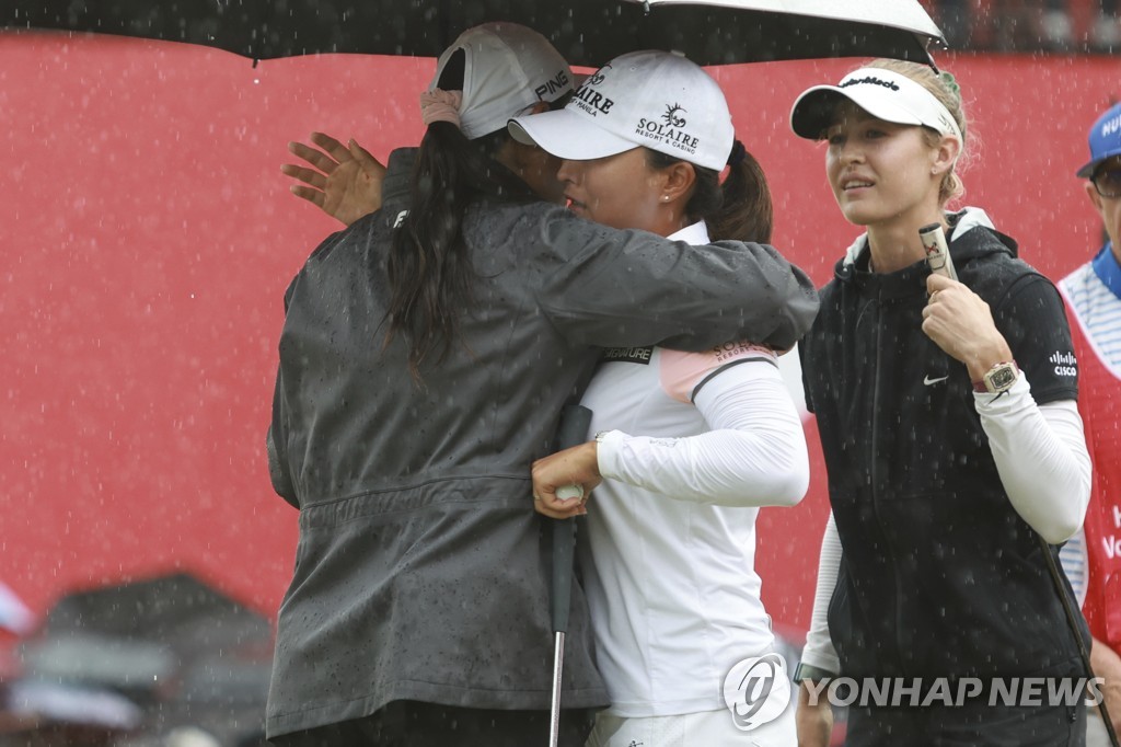 고진영, LPGA 투어 HSBC 월드챔피언십 2연패…투어 통산 14승째(종합2보)