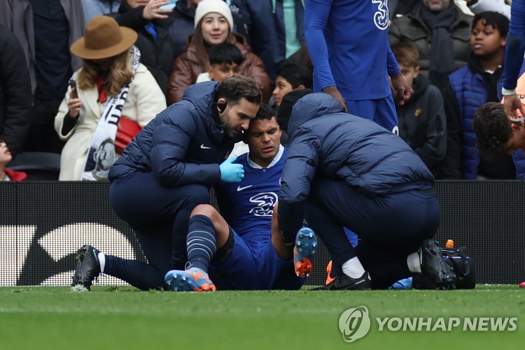 '최악 부진' EPL 첼시, '베테랑 센터백' 시우바 부상 대형 악재