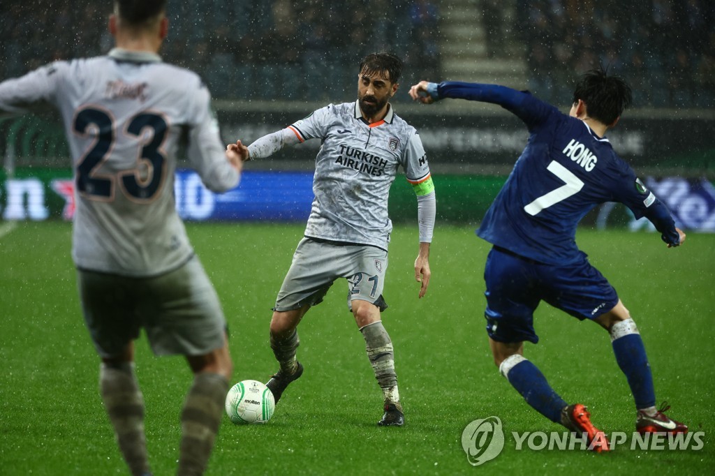 '홍현석 풀타임' 헨트, UECL 16강 1차전서 이스탄불과 1-1 비겨