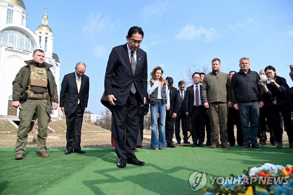 기시다, 중러 정상회담 당일 우크라 방문…"비살상장비 지원"(종합)