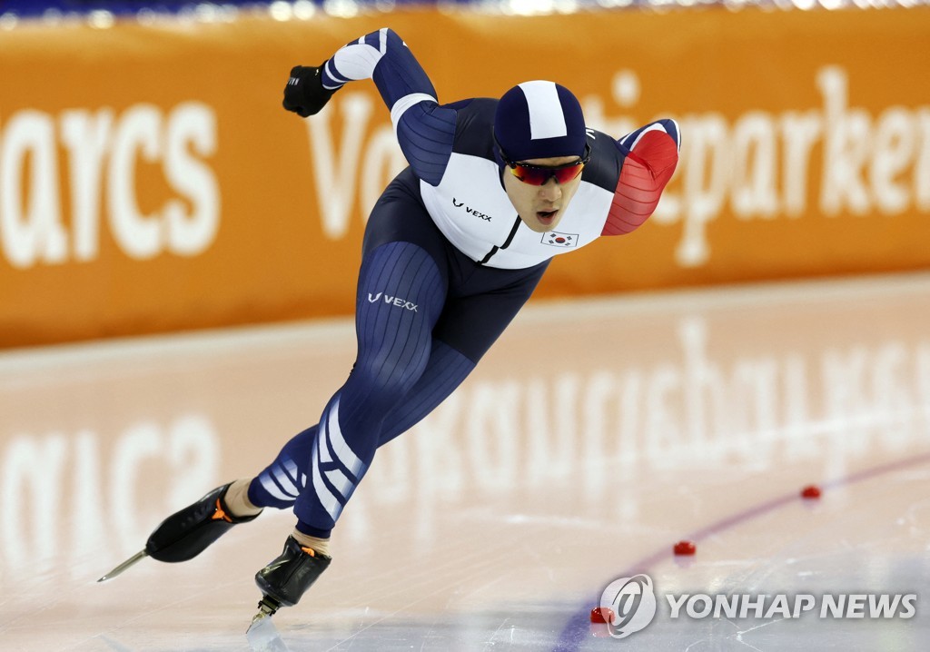 한국 빙속, 세계선수권 '노메달'…엄천호 1,500ｍ 21위