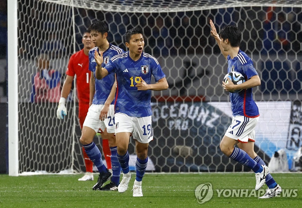 한국과 재대결 앞둔 우루과이 축구대표팀, 일본과 1-1로 비겨