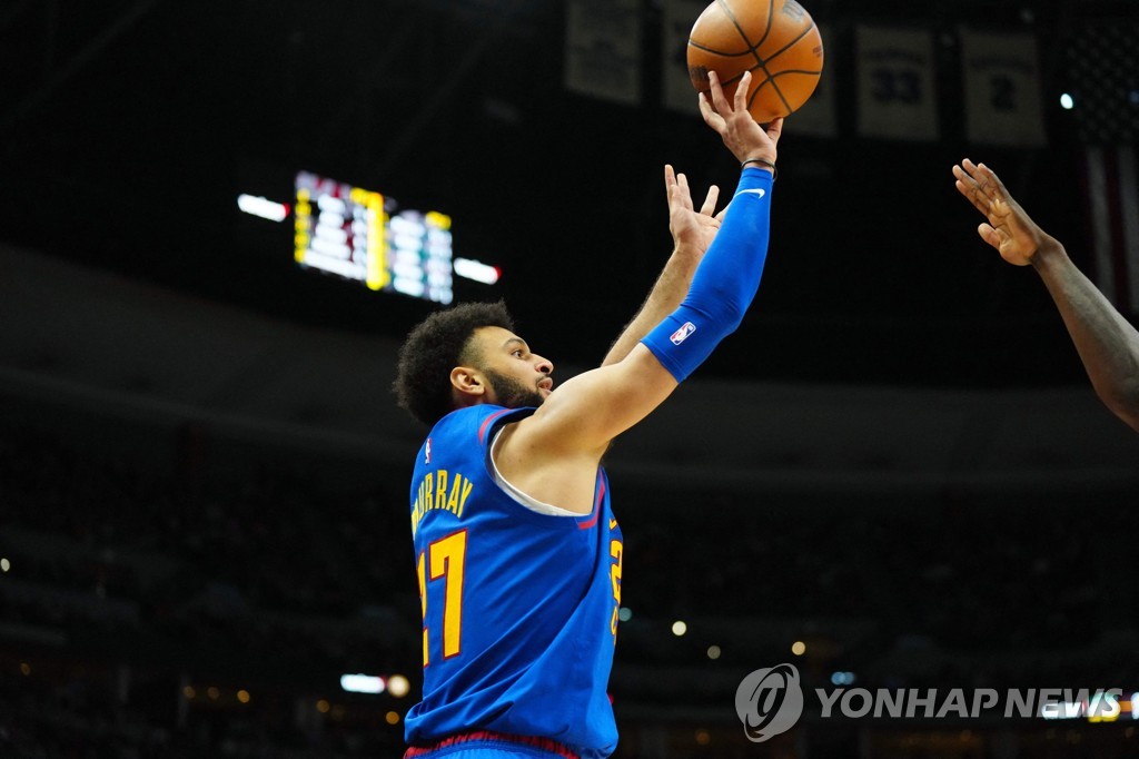 요키치 31점 11어시스트…NBA 동·서부 1위 대결서 덴버 웃어