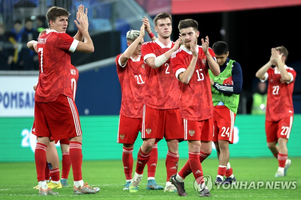 러시아, 우크라이나 침공 후 첫 A매치 홈 경기…이라크 2-0 제압