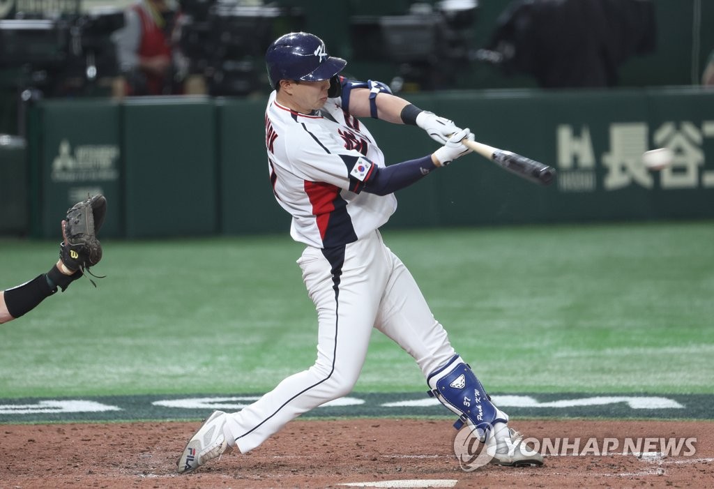 [WBC] 박건우 "운 따르지 않았다…내일 무조건 이기는 수밖에"