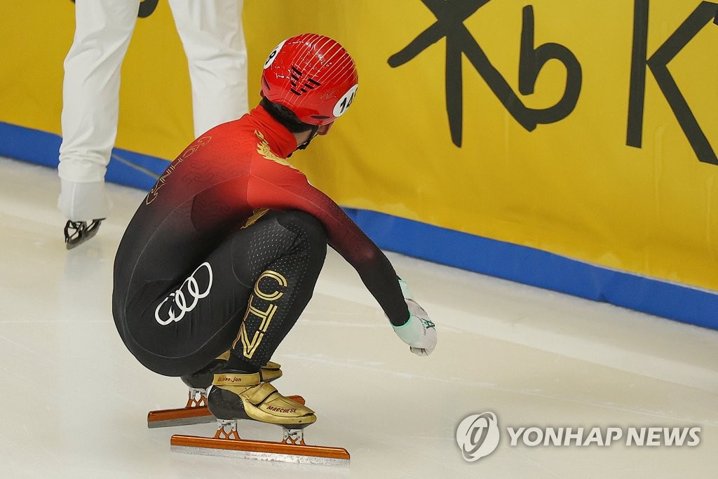 '중국 귀화' 린샤오쥔, 세계선수권 실격…기록측정기 미착용(종합)