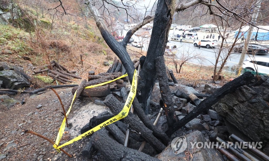 밤샘 진화인력 사투·봄비 합작…확산 우려 하동 산불 잡아