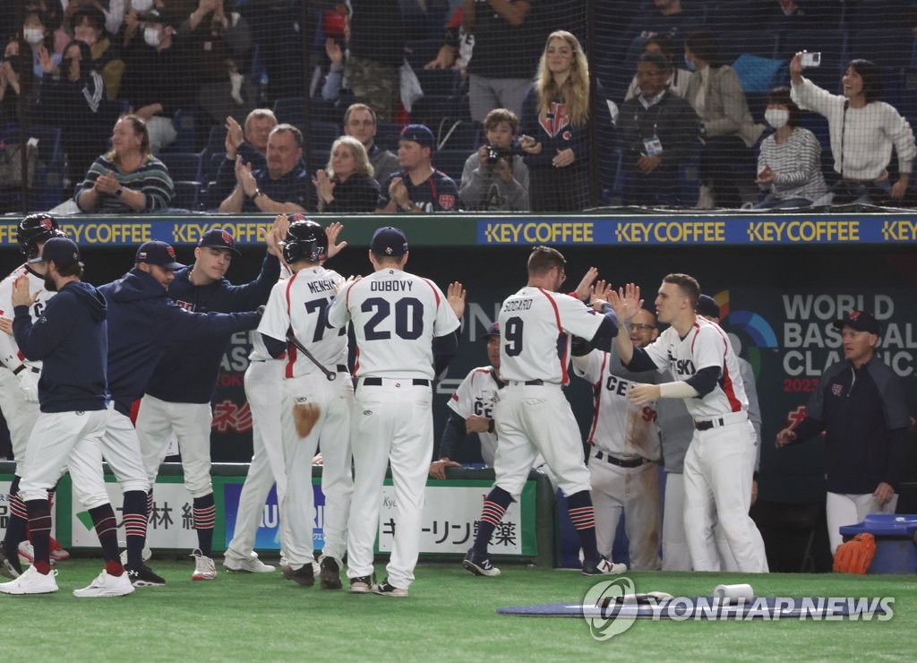 [WBC] 호주, 체코 꺾고 WBC 8강 진출…한국, 3연속 1라운드 탈락 수모