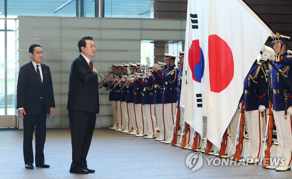 [한일 정상회담] 與 "평화·번영 향한 미래의 문…文방치 최악관계 정상화"(종합)