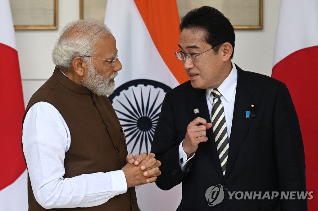 인도·일본 정상, 에너지·식량 안보 논의…"G7에 모디 초청"(종합2보)
