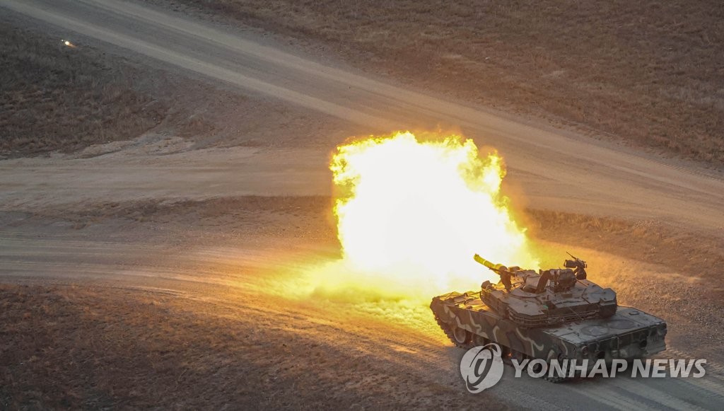 [르포] 한미 포천서 연합사격훈련…"스트라이커 여단 첫참가"(종합)