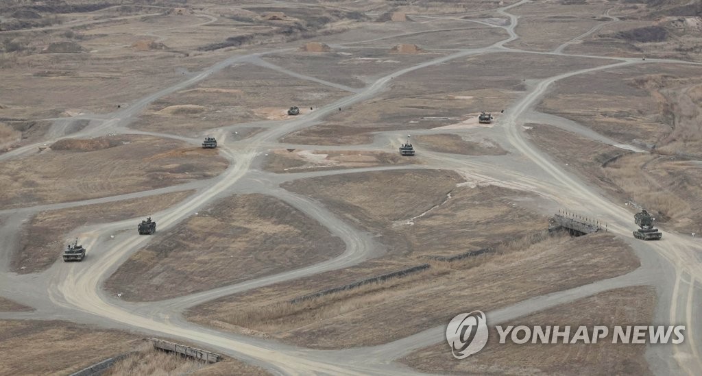 [르포] 한미 포천서 연합사격훈련…스트라이커 여단 첫 참가