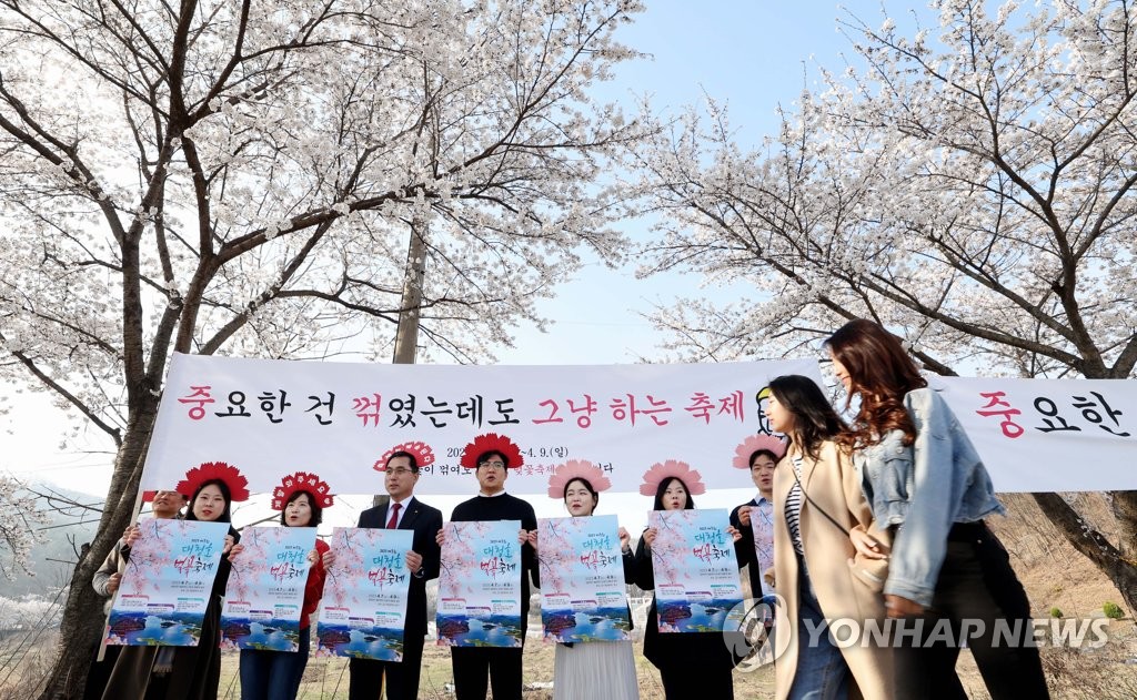 대청호반 벚꽃한터서 다음 달 7∼9일 벚꽃축제