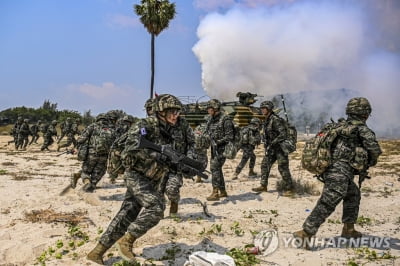 해병 부사관, 태국 다국적 상륙훈련중 중상…수송기로 국내후송