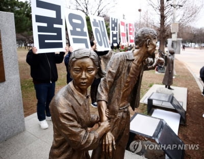 일제 수탈 흔적 간직한 인천서 '징용 해법' 비판 집회