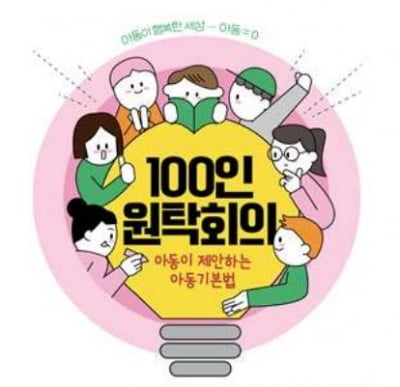 아동들이 제안하는 아동기본법…'아동 100인 원탁회의' 개최