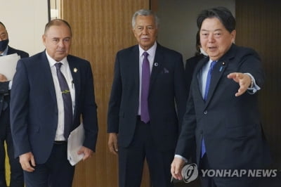 日외무상, 쿡제도서 "오염수 안전" 설명…기시다 친서도 전달