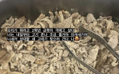 "고데기 찾으러 간다" 고교 영양사 막말 논란…SNS에 욕설