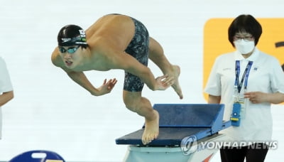 황선우, 대표선발전 자유형100ｍ 1위…세계선수권·AG 출전(종합)