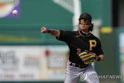 '개막 로스터 진입 유력' 배지환, 시범경기서 4타수 1안타