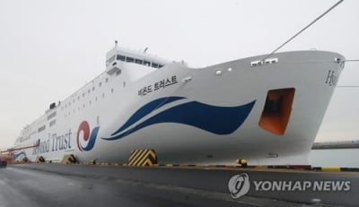 '엔진 결함' 인천∼제주 카페리 7주만에 승객 운송 재개