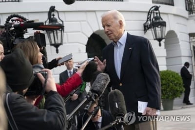 바이든, 트럼프 기소에 "노 코멘트"…민감한 상황 감안한 듯