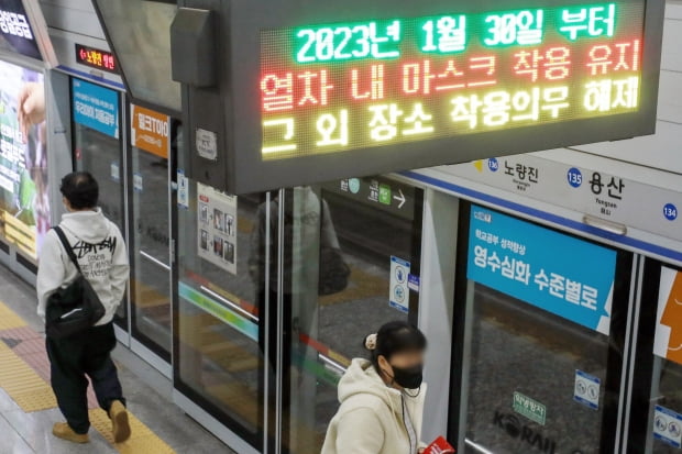 정부가 지하철·버스 등 대중교통에 대한 마스크 착용 의무를 오는 20일부터 해제한다. 사진=뉴스1