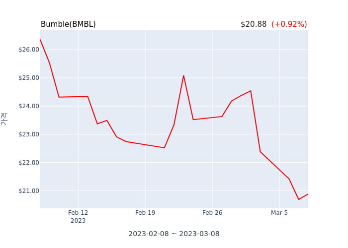 Bumble(BMBL) 수시 보고 