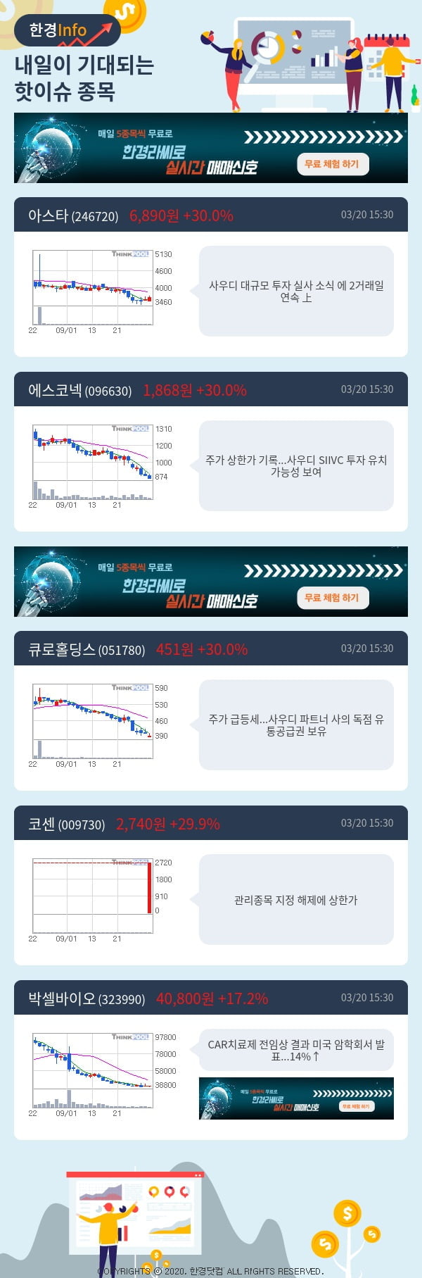 내일이 기대되는 핫이슈 종목