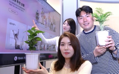 LG유플러스, U+tv·인터넷 가입 고객에게 반려나무 증정