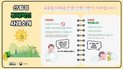 산림청, 국유림 대부료 반환신청 기한 삭제