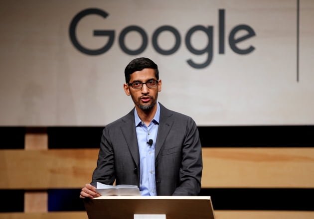 순다르 피차이 구글 최고경영자(CEO).         로이터연합뉴스