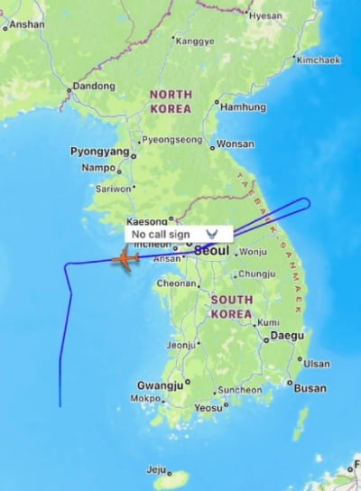 '나흘째 연락두절 된 北'…美 정찰기, 대북 정찰비행 나섰다